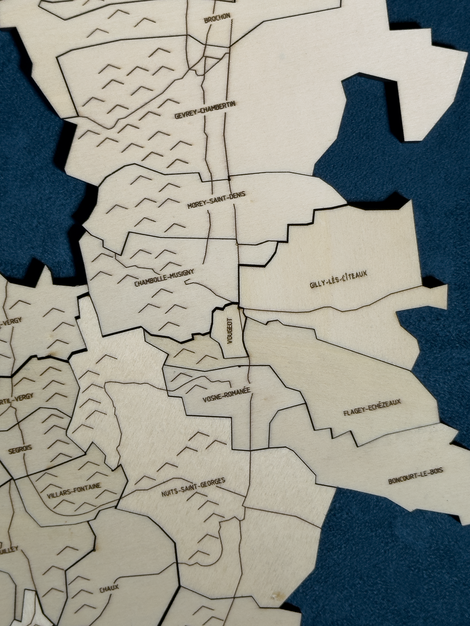 Côte de Nuits, the Puzzle Map