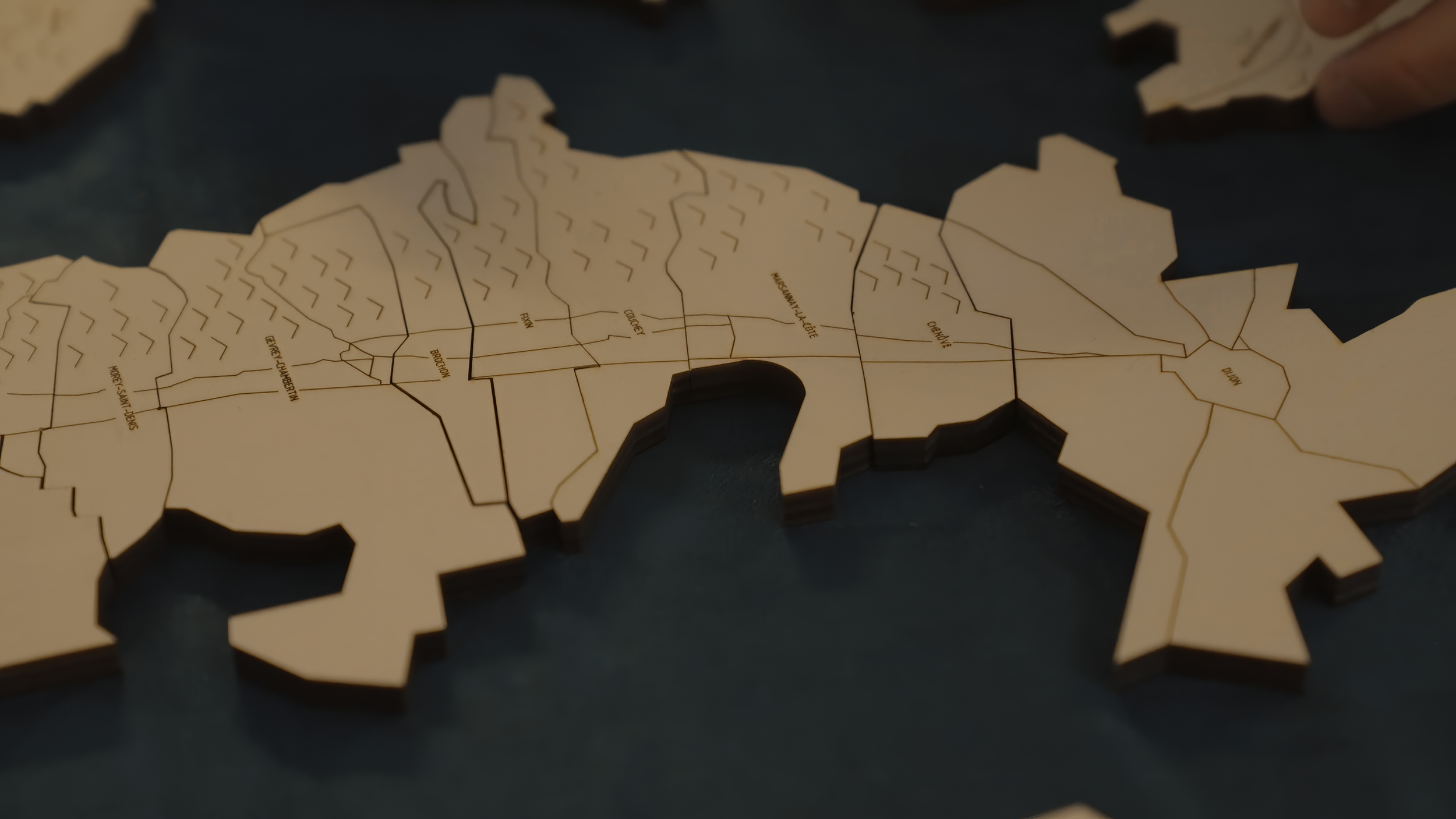 Côte de Nuits, the Puzzle Map