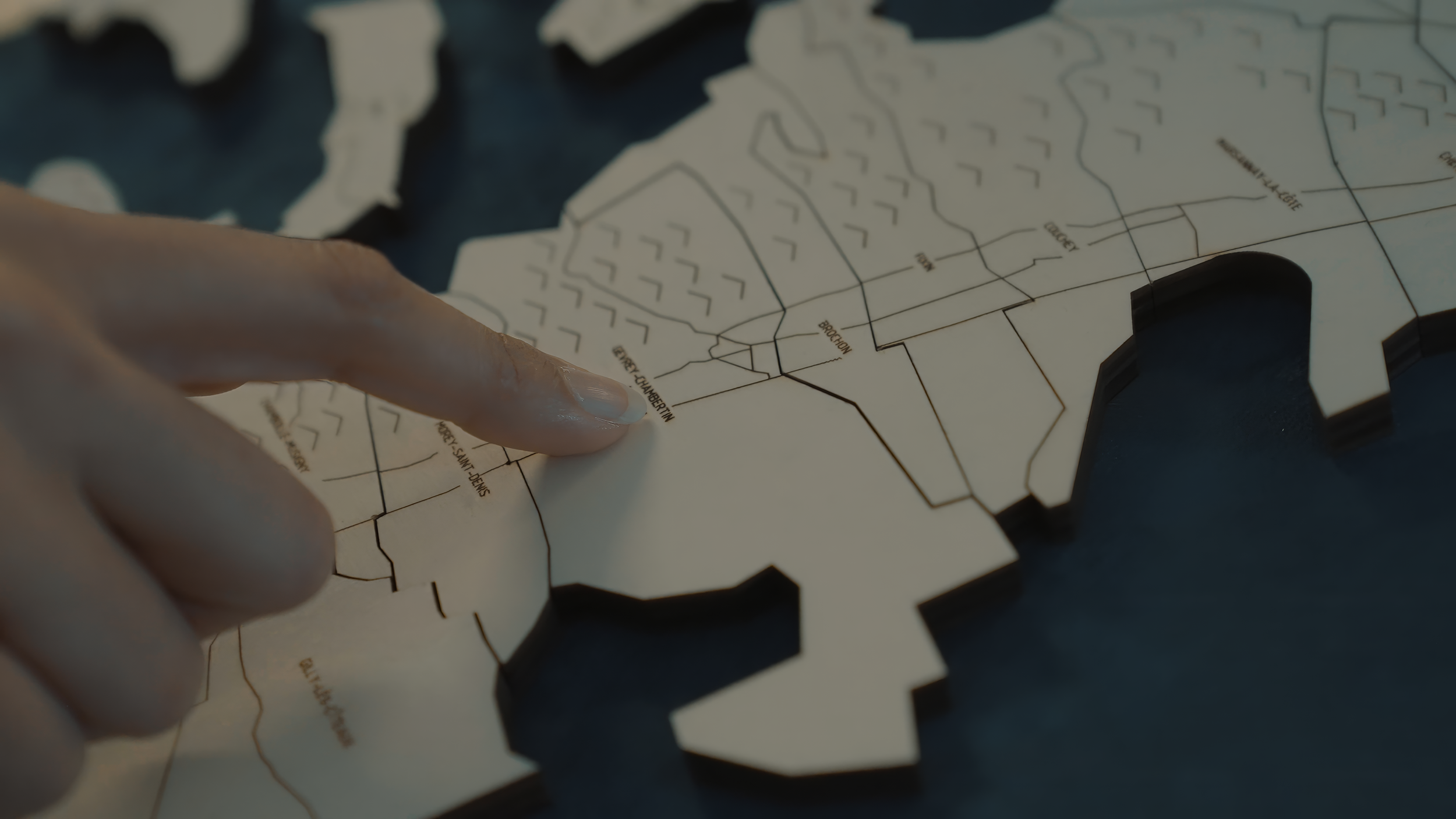 Côte de Nuits, the Puzzle Map