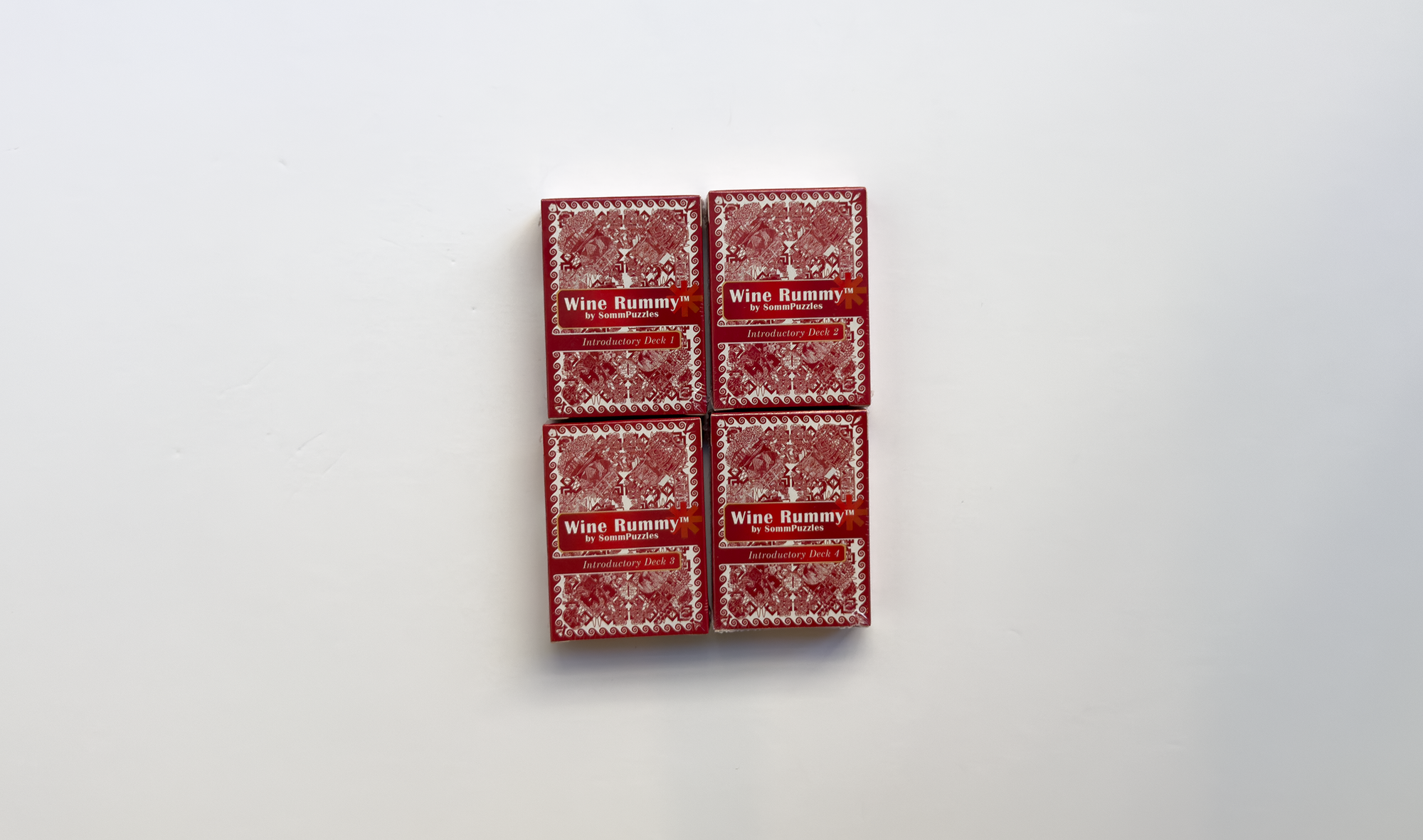 ♦ ♥ Wine Rummy Intro Decks 1-4 Bundle ♣ ♠